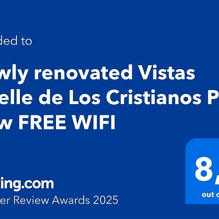 Newly Renovated Vistas Muelle De Los Cristianos Pier View Free Wifi Arona  Dış mekan fotoğraf